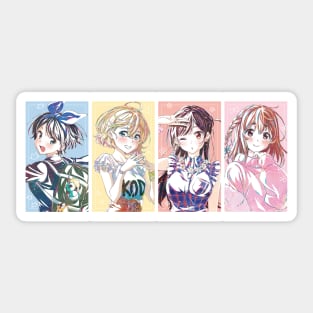 4 Main Heroine Sticker